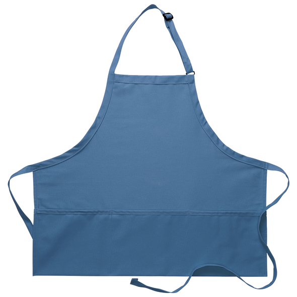 THREE POCKET BIB APRON