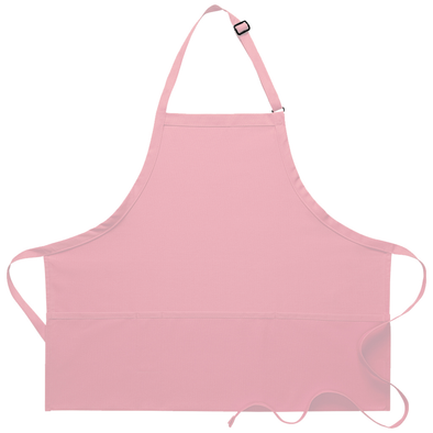 THREE POCKET BIB APRON W/ PENCIL DIVIDE