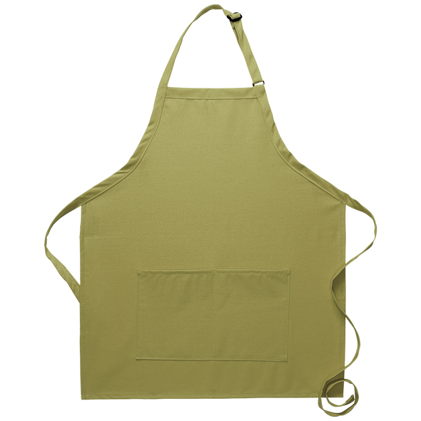 BIB APRON W/ CENTER DIVIDED POCKET