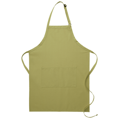 BUTCHER APRON W/ CENTER DIVIDED POCKET