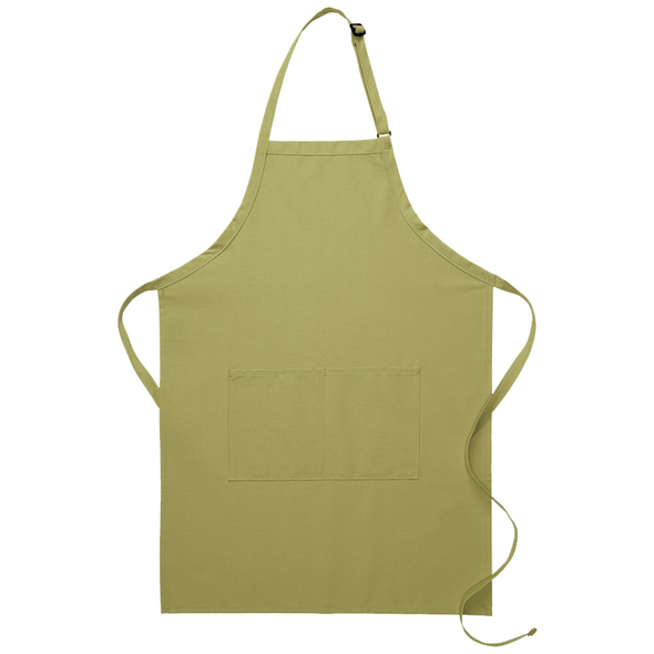 BUTCHER APRON W/ CENTER DIVIDED POCKET