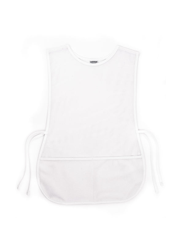 STOCKED TWO POCKET MICRO MESH CADDIE BIB (LIGHTER)