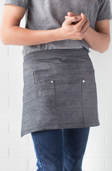 AMERICAN BK BLACK DENIM WAIST APRON