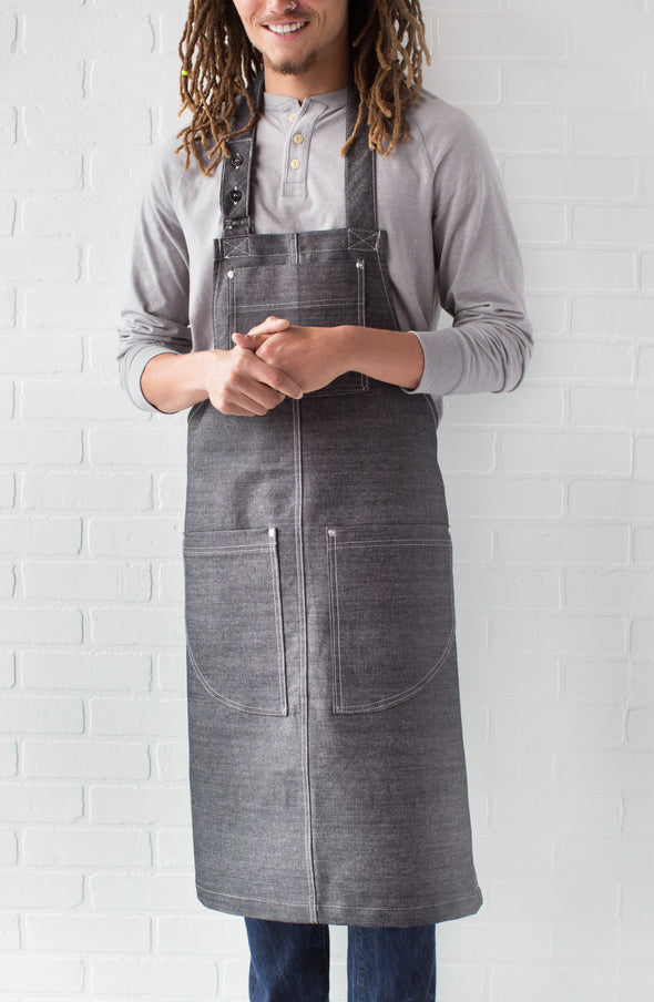 AMERICAN BKW DENIM HIPSTER APRON