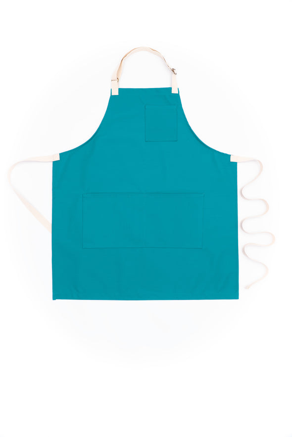BUTCHER APRON W/ CENTER DIVIDED POCKET