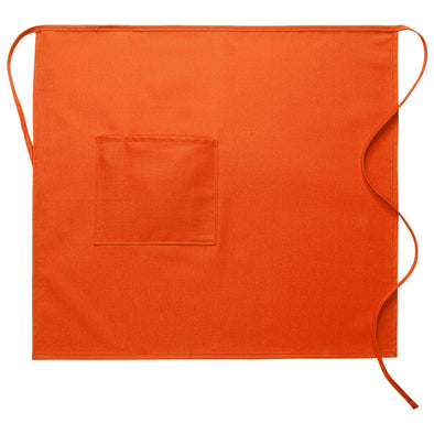 ONE POCKET 3/4 BISTRO APRON W/ PENCIL DIVIDE