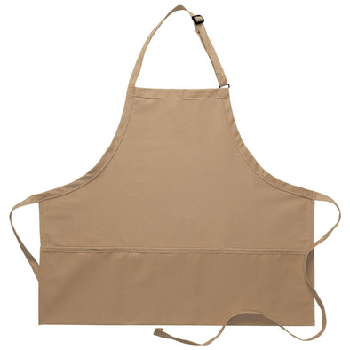 THREE POCKET BIB APRON