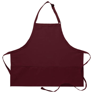 THREE POCKET BIB APRON