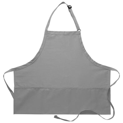 THREE POCKET BIB APRON