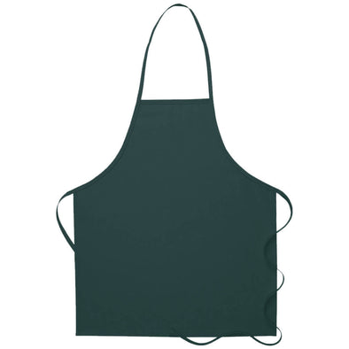 NO POCKET BIB APRON W/ NON-ADJ NECK