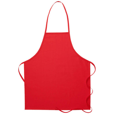 NO POCKET BIB APRON W/ NON-ADJ NECK