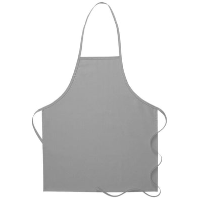 NO POCKET BIB APRON W/ NON-ADJ NECK