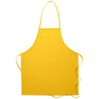 NO POCKET BIB APRON W/ NON-ADJ NECK