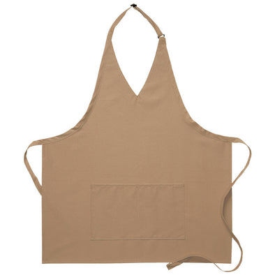 TUXEDO BIB APRON W/ CENTER DIVIDED POCKET