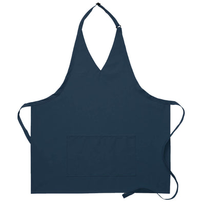 TUXEDO BIB APRON W/ CENTER DIVIDED POCKET