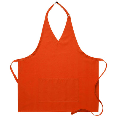 TUXEDO BIB APRON W/ CENTER DIVIDED POCKET