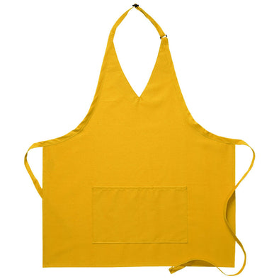 TUXEDO BIB APRON W/ CENTER DIVIDED POCKET