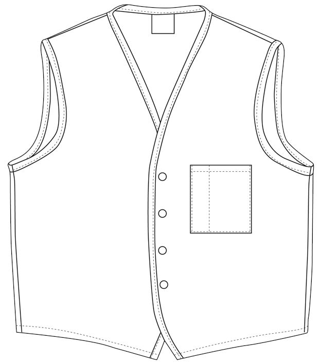 Waistcoat Sketch Icon. Stock Vector | Royalty-Free | FreeImages