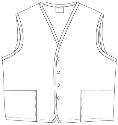DayStar Apparel Two Pocket Vest Apparel, ~ in Unisex Made DayStar – USA